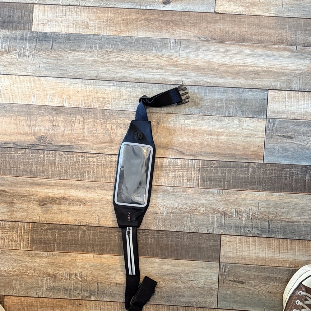 Black Running Belt with Phone Holder
